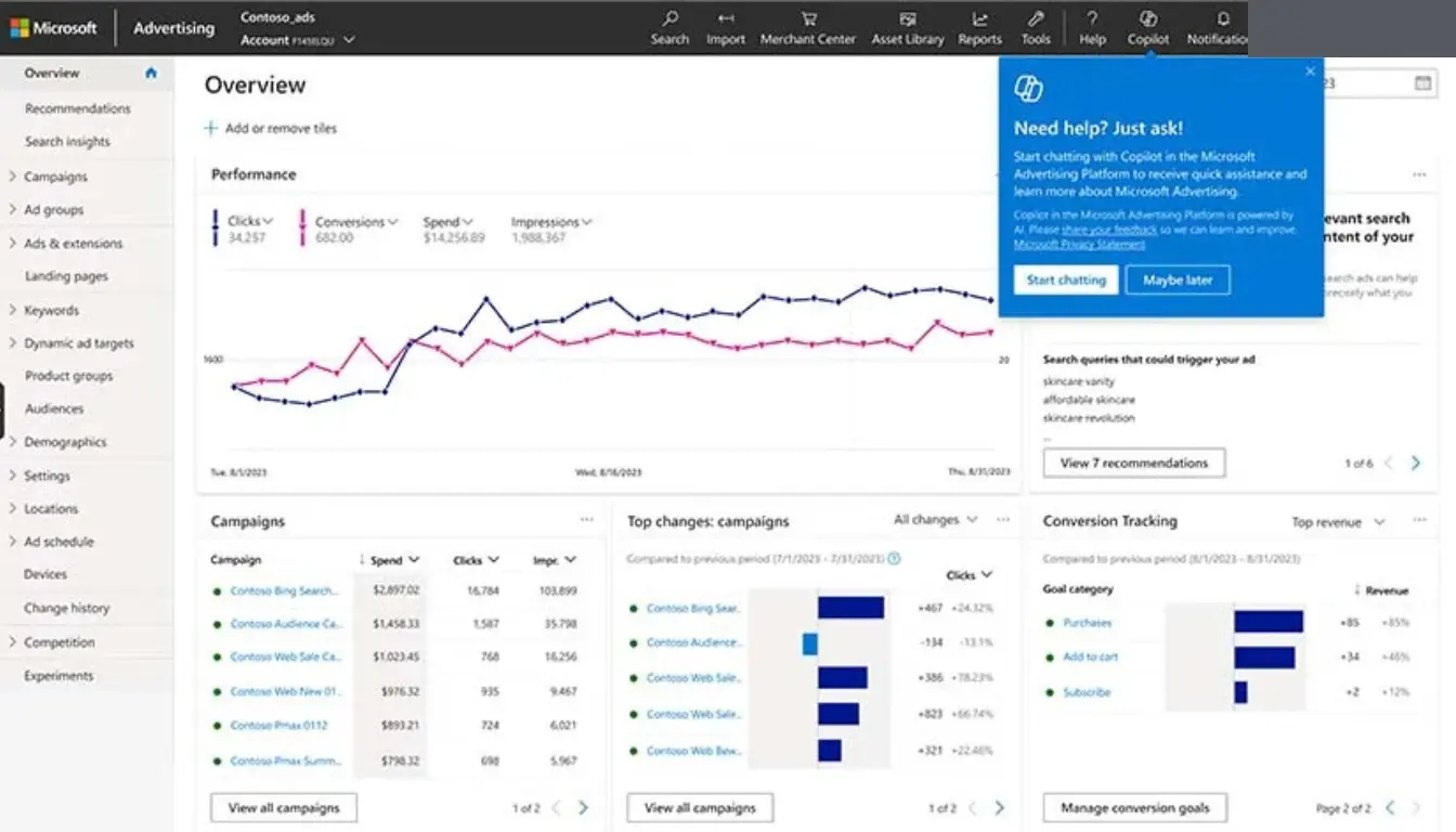 Microsoft Ads oldham